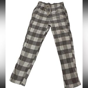 Holllister Y2K Plaid Lounge Wear Pants Woman’s Sz.XS  Grey & White Pockets
